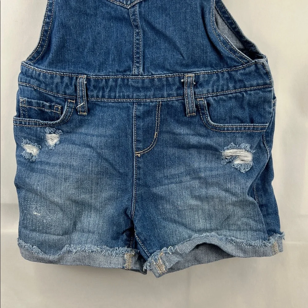 The Children’s Place - Girl’s Overall - Jean - Med Blue - Size 6x - Jean Short